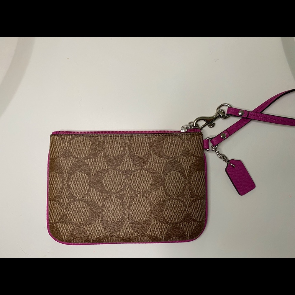 Coach PVC zip wallet - Picture 2 of 2